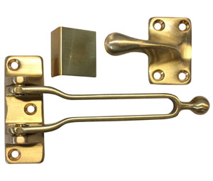 Hager 274D US10 Satin Bronze Security Door Guard