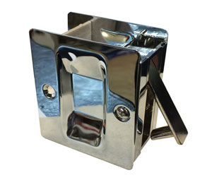 Hager 330D US26 Bright Chrome Pocket Door Latch
