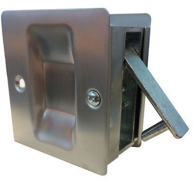 
Satin Chrome Pocket Door Latch