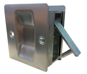 Hager 330D US26D Satin Chrome Pocket Door Latch