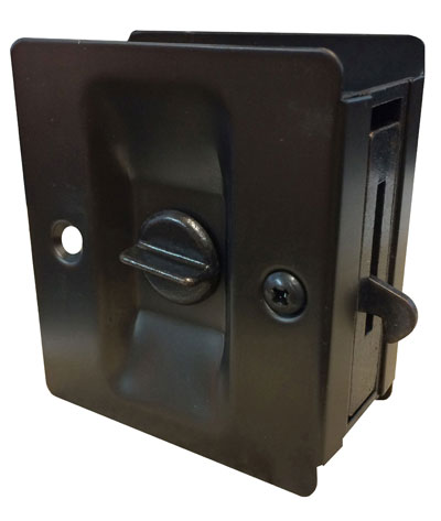 Oiled Rubbed Bronze Privacy Pocket Door Latch