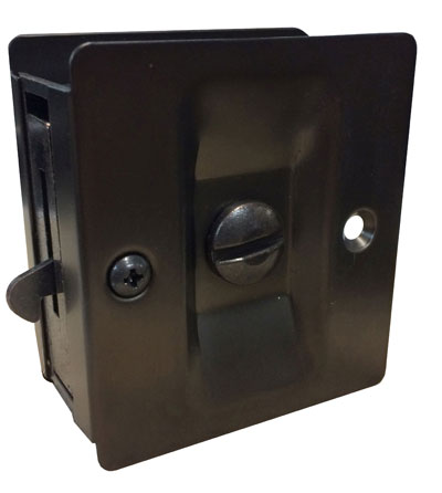 Oiled Rubbed Bronze Privacy Pocket Door Latch