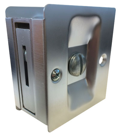 
Satin Chrome Privacy Pocket Door Latch