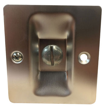 
Satin Chrome Privacy Pocket Door Latch