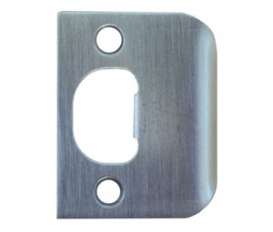 Hager 3934 US26D Square Corner Full-lip Strike, 1-5/8" x 2-1/4", Satin Chrome for 2500, 3400, 3500, 3600, 3700, Series Locks