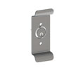 Hager 47RN ALM 1-3/4" AMC Raised Lip Pull - Night Latch with Anti Microbial Coating - Aluminum
