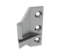 Hager 4921 US10 Double Door Strike for Use with 4500 Surface Vertical Rod and Rim Exit Device - Satin Bronze