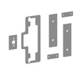 Hager 4930S US10 Shim Kit for Use with 4500 Series Surface Vertical Rod Exit Device - Satin Bronze