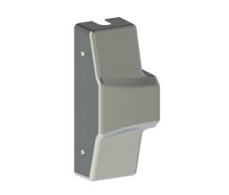 Hager 4932S US26D Head Cover for Use with 4500 Series Surface Vertical Rod Exit Device - Satin Chrome