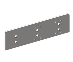 Hager 5115-DBZ 5100 Series - Drop Plate - Top Jamb Mount - Dark Bronze