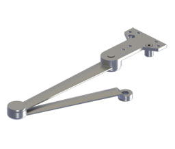 Hager 5125-ALM 5100 Series - Extra Heavy Duty Stop Arm - Aluminum