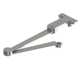 Hager 5125-ALM 5100 Series - Extra Heavy Duty Stop Arm - Aluminum