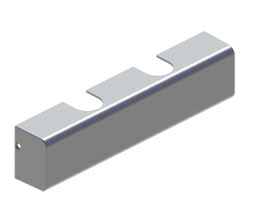 Hager 5202-ALM 5200 Series - Full Plastic Cover - Aluminum