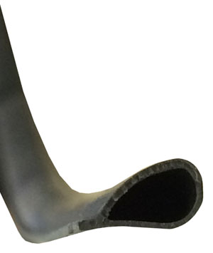 Press-on Silicone Weatherstrip Smoke Seal