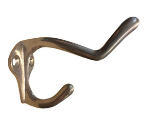 Hager BL6610 US15 Coat and Hat Hook - Satin Nickel