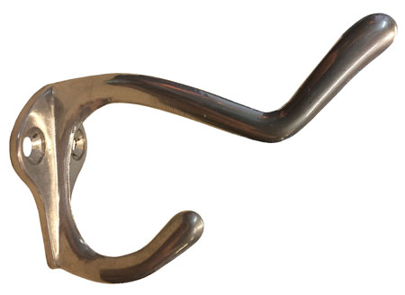 Coat and Hat Hook - Satin Nickel