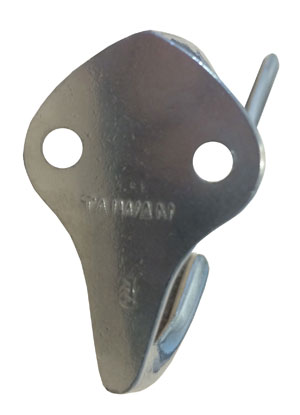 Coat and Hat Hook - Satin Nickel