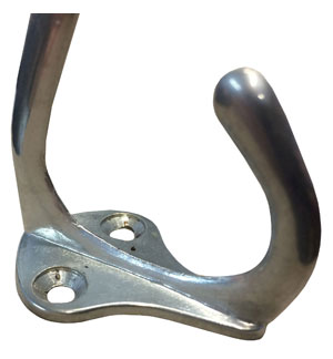 Coat and Hat Hook - Satin Nickel