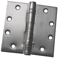 Hager ECCO ECBB1101 4.5x4.5in Hinge-Full Mortise-Standard Weight-Ball Bearing-Stainless Steel Base