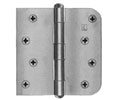 Hager RC1847 4x4in Square by 5/8in Radius Hinge-Full Mortise-Residential Weight-Plain Bearing-Steel Base