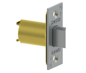 Hager 3949 RC US10 Round Corner Spring Latch - Passage Only for 2510 & 3510 Series Locks and Entry Single Locking for 3710 Series Locks Standard, 2-3/8" Backset, Satin Bronze