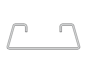 Hager 619S 40" Threshold Anchor