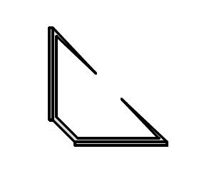 Hager 721 CHARCOAL 6' x 7' Press-on TPE Weatherstrip Smoke Seal Set