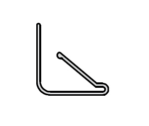 Hager 727 CHARCOAL 3' x 7' Press-on TPE Weatherstrip Set