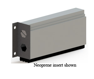 Hager 747S-DBA-N 36" Dark Bronze Anodized Aluminum Automatic Heavy Duty Door Bottom-Surface with Neoprene insert