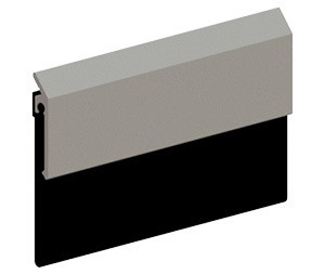 Hager 754S-GLD-N 32" Gold Anodized Aluminum Door Bottom Sweep with Neoprene insert