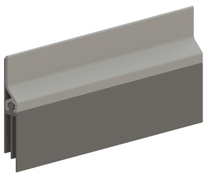 Hager 759S-GLD-V 34" Gold Anodized Aluminum Door Bottom Sweep with Vinyl insert