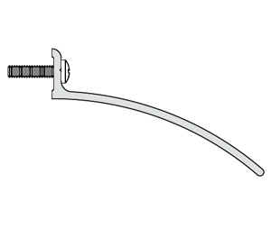 Hager 810S-MIL 36" Mill Finish Aluminum Overhead Rain Drip