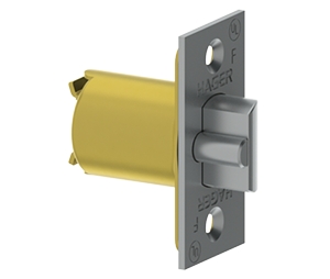 Hager 3992 RC US10B Round Corner Dead Latch - Corridor (3473), 2-3/8" Backset, Oil Rubbed Bronze