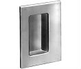 Hager 15S - US26D - Satin Chromium Plated Flush Cup Door Pull