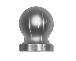 Hager 1712 3.5in Ball Tip Hinge Kit-Standard Weight-Brass Base