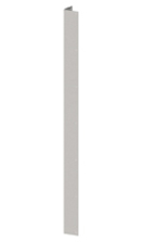 Hager 185G-SA US28 Satin Anodized Aluminum Corner Guard - Self-Adhesive Mount