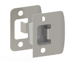 Hager 2-639-7618 US4 Full Lip Replacement Strike - Satin Brass