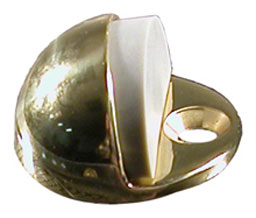 Hager 241F - US26D - Satin Chrome Cast Brass Low Floor Stop 