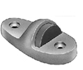 Hager 245F US10 Satin Bronze Cast Brass Floor Stop 