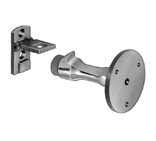 Hager 254S US4 Satin Brass Cast Brass Wall Stop and Holder