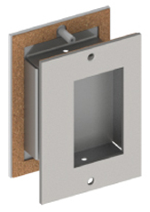 Hager 25B Security Flush Pull Set