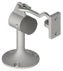 Hager 268S - US26D Satin Chrome Cast Floor Stop and Holder