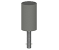 Hager 269T Heavy Duty Floor Stop - Tall