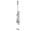 Hager 295M US32 Polished Stainless Steel Automatic Flush Bolt w/ Fire Bolt