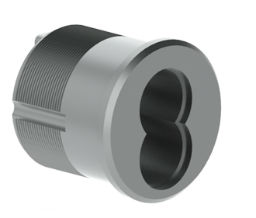 Hager 3902 US26D Large Format Interchangeable Core - Mortise Cylinder - Satin Chrome