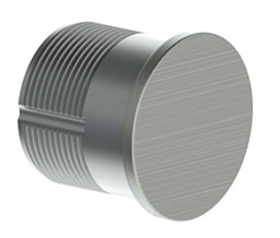 Hager 3904 US26D 1-1/8" Mortise Dummy Cylinder - Satin Chrome