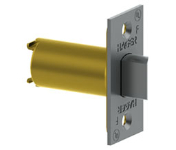 Hager 3947 RC US32D Round Corner Spring Latch - Passage Only, 2-3/4" Backset, Satin Stainless Steel for 3510 Series Locks
