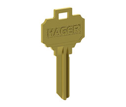 Hager 3956 6-Pin C Keyway Key Blank - Unfinished