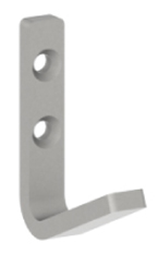Hager 941P US26D Single Coat Hook  - Satin Chrome