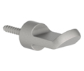 Hager 957P US26D Various Coat Hook - Satin Chrome
